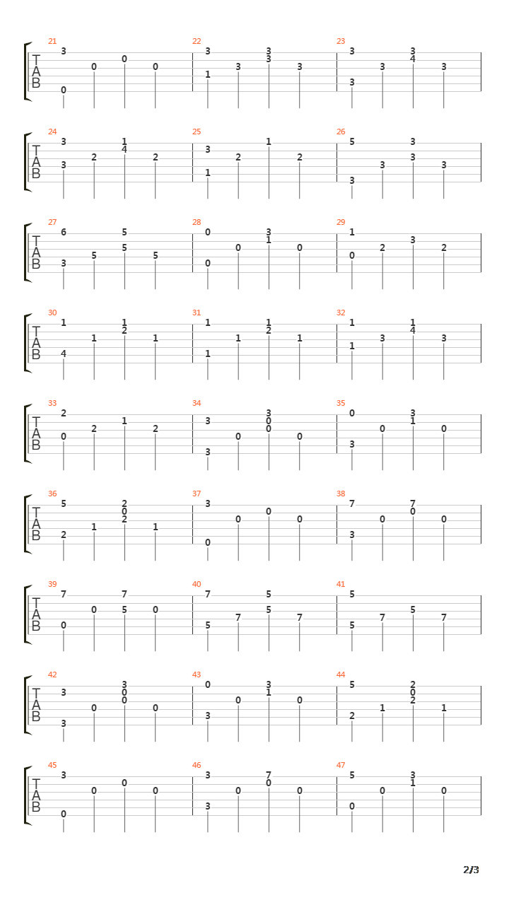 放課後の音楽室(放学后的音乐室)吉他谱