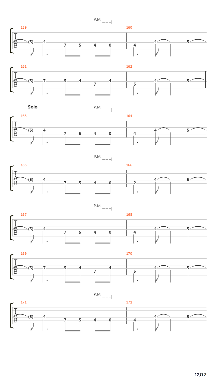 Fade To Black吉他谱