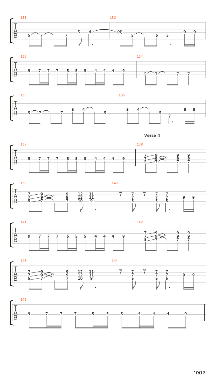 Fade To Black吉他谱