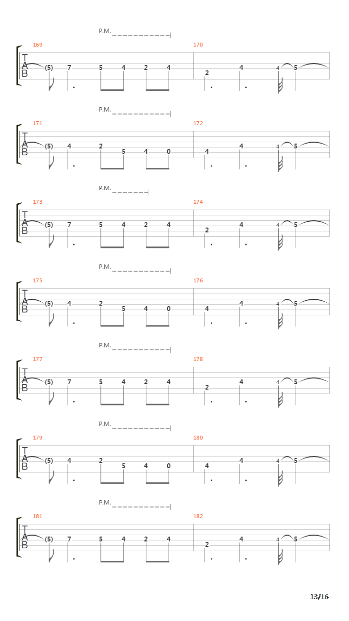 Fade To Black吉他谱