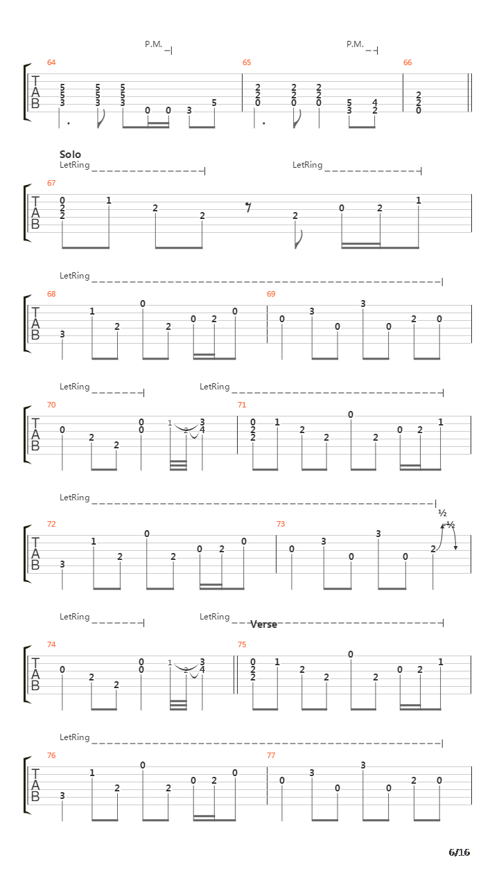 Fade To Black吉他谱