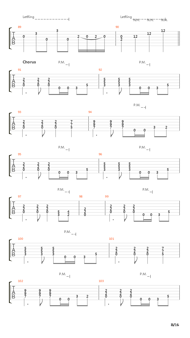 Fade To Black吉他谱