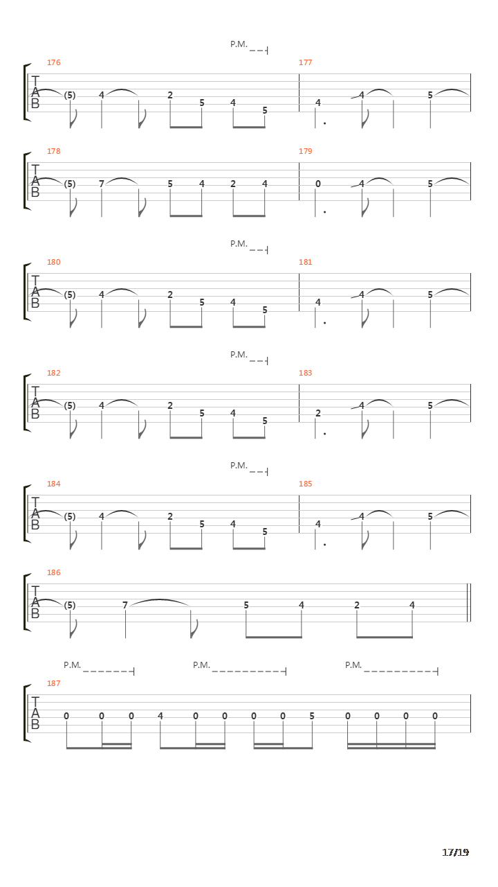 Fade To Black吉他谱