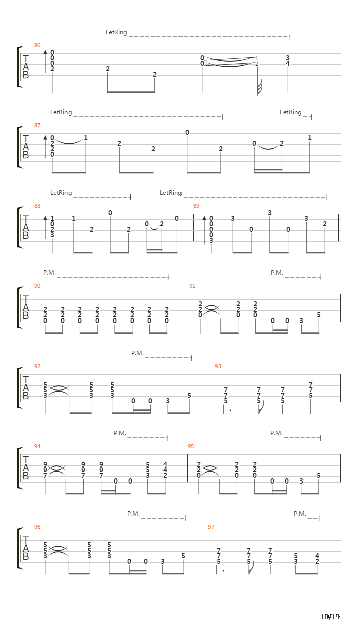 Fade To Black吉他谱