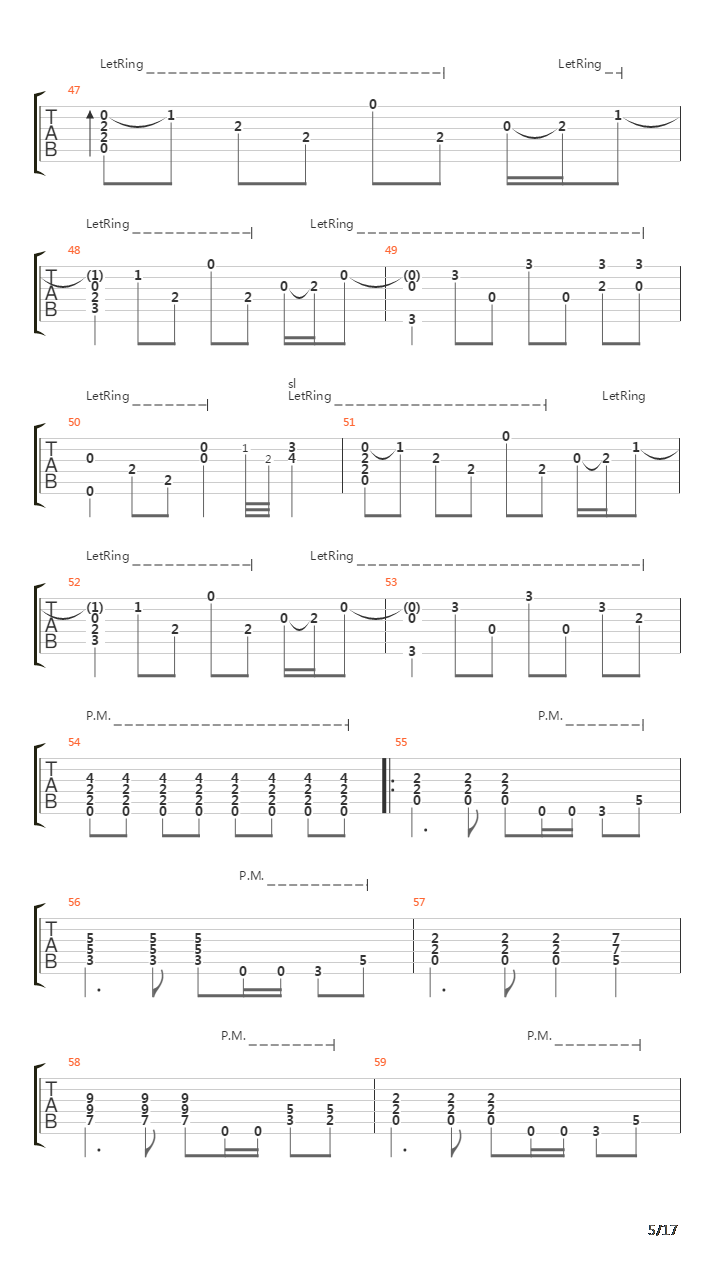 Fade To Black吉他谱