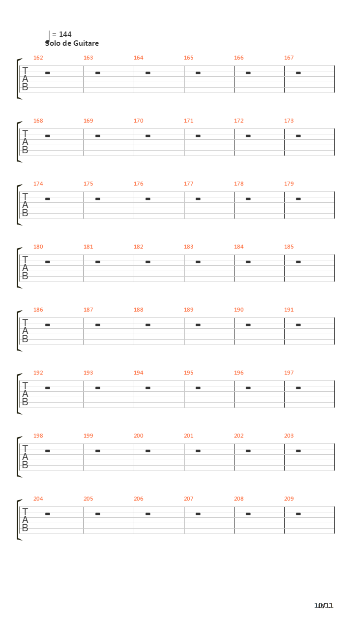 Fade To Black(10)吉他谱