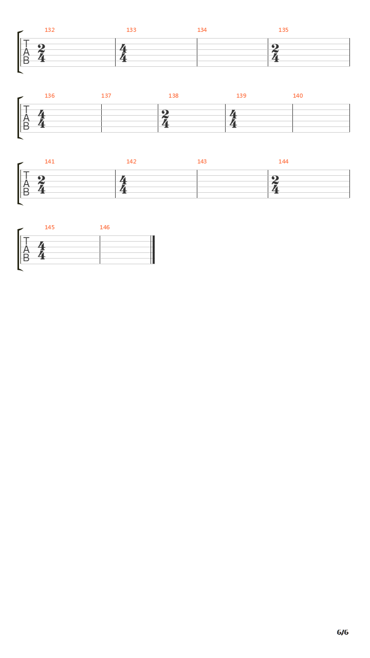 For Whom The Bell Tolls吉他谱