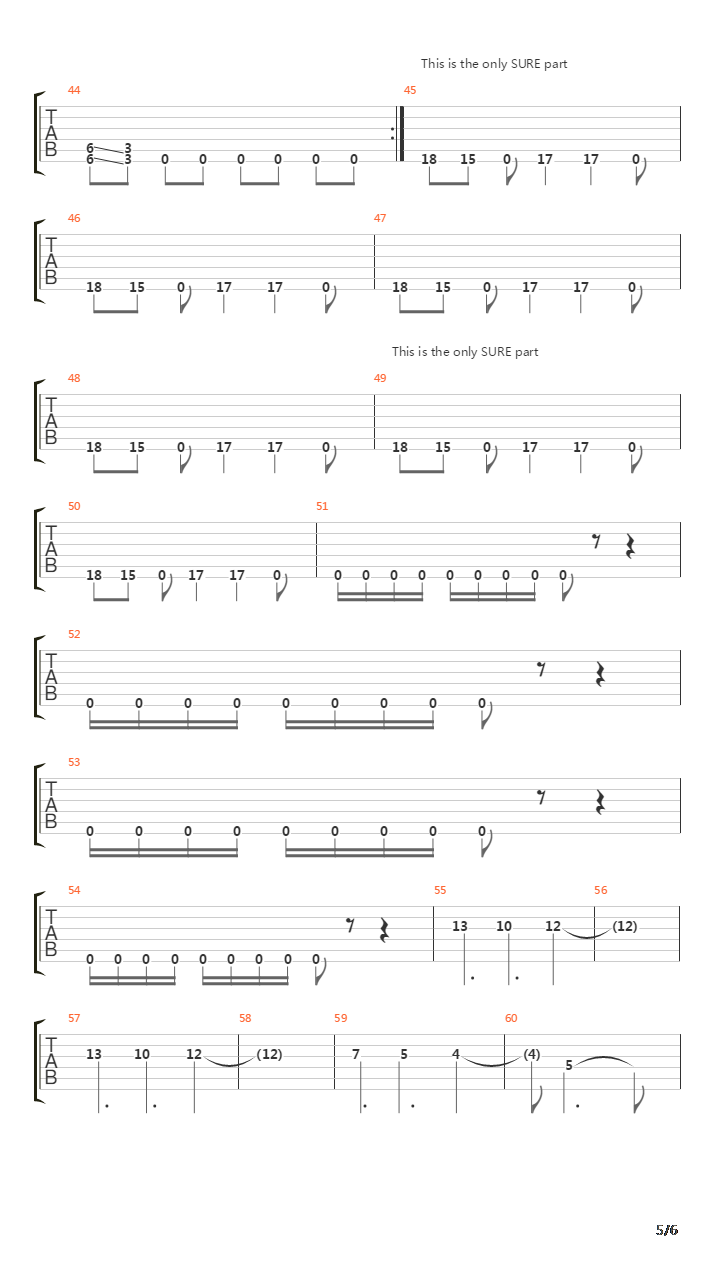 Frantic吉他谱