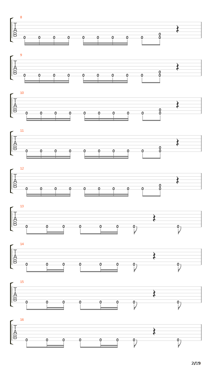 Frantic吉他谱