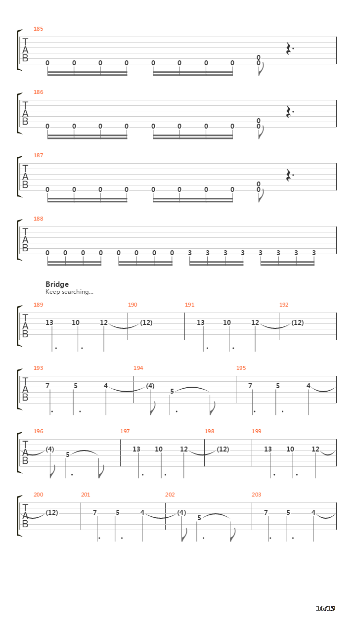 Frantic吉他谱