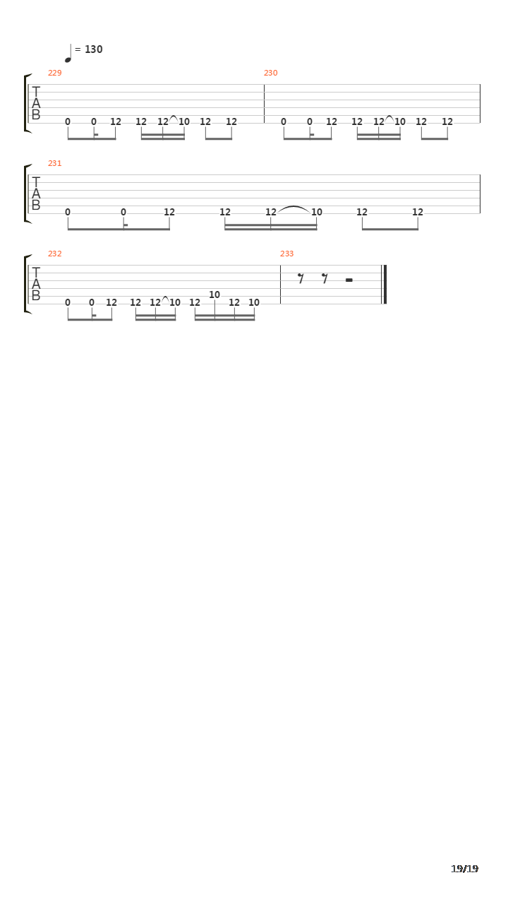 Frantic吉他谱