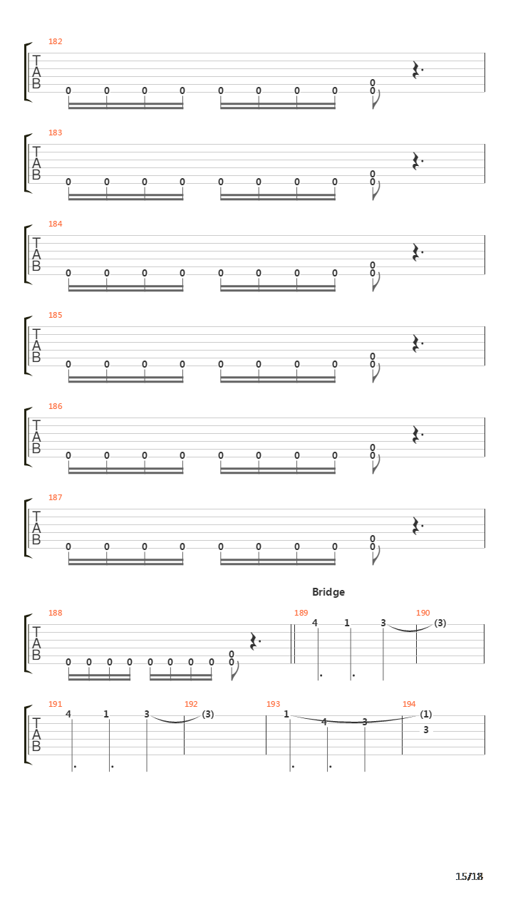 Frantic吉他谱