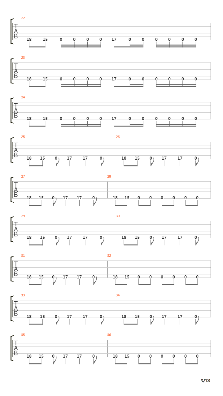 Frantic吉他谱