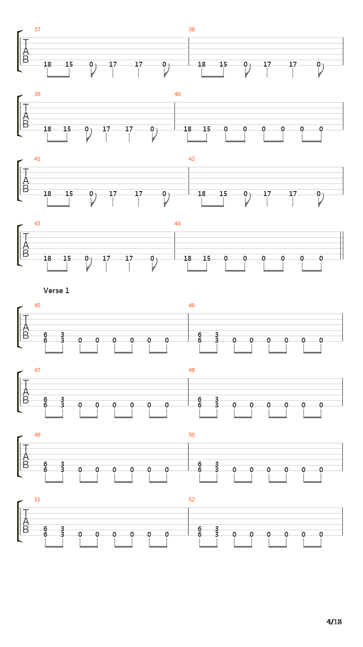 Frantic吉他谱