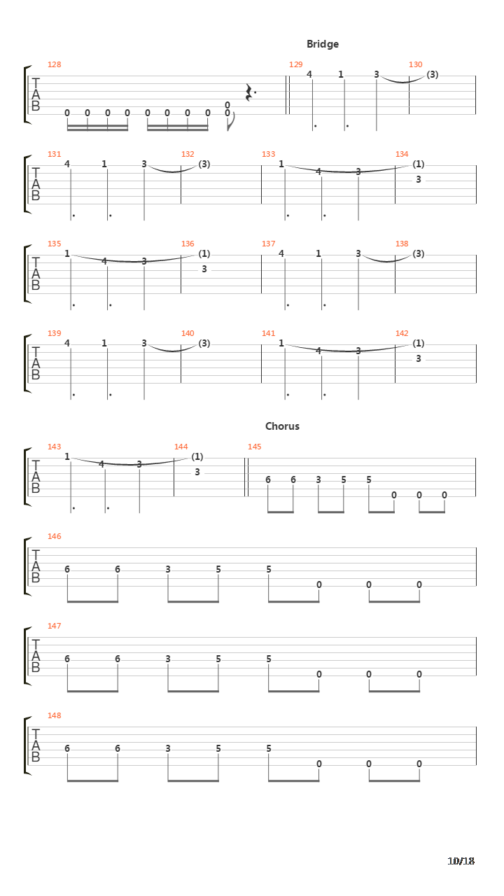 Frantic吉他谱