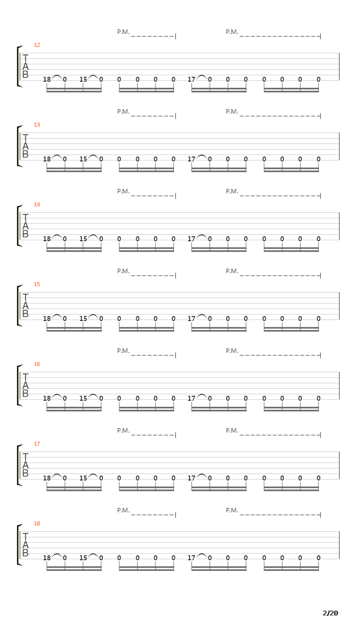 Frantic吉他谱