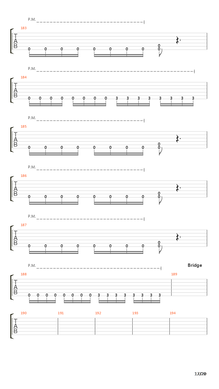 Frantic吉他谱