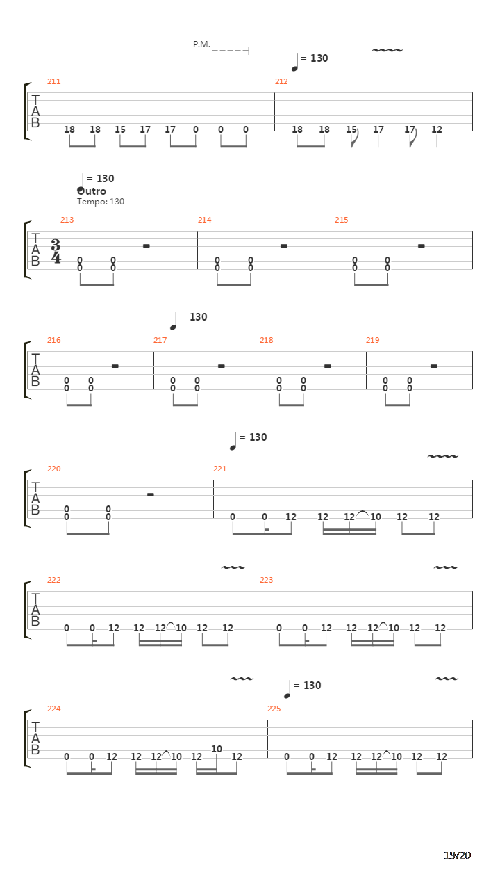 Frantic吉他谱