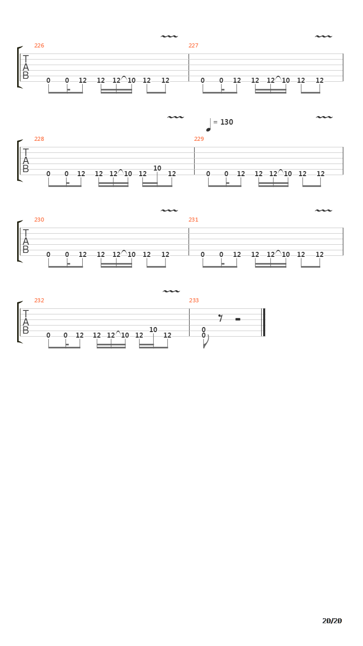 Frantic吉他谱