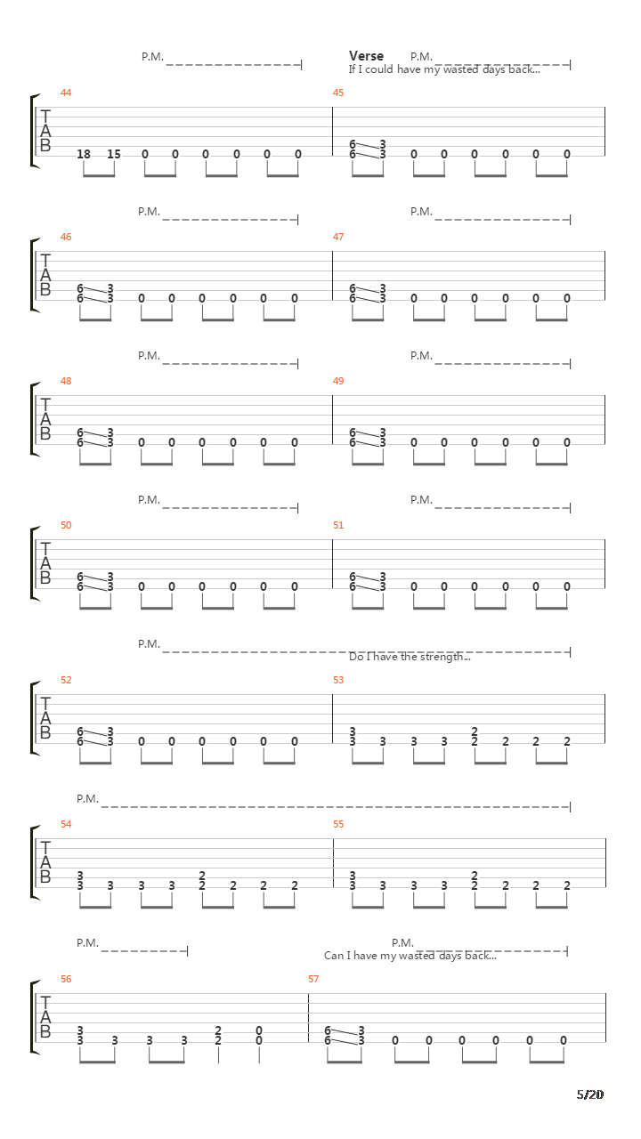 Frantic吉他谱