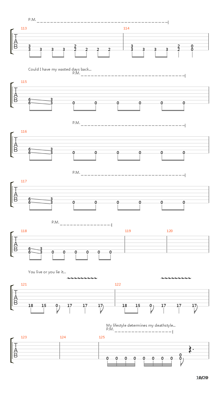 Frantic吉他谱