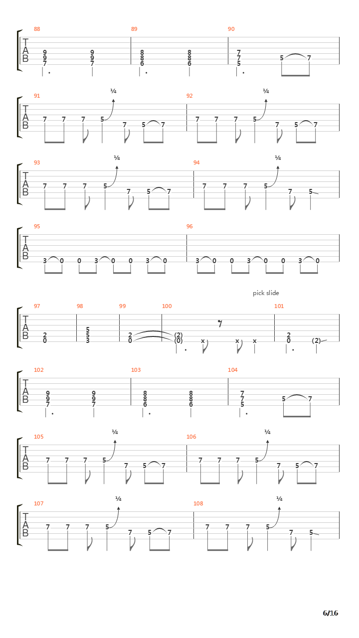 Fuel吉他谱