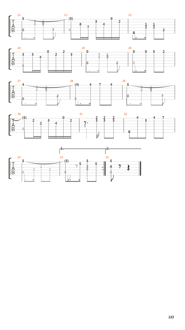 Caramba (Habanera)吉他谱