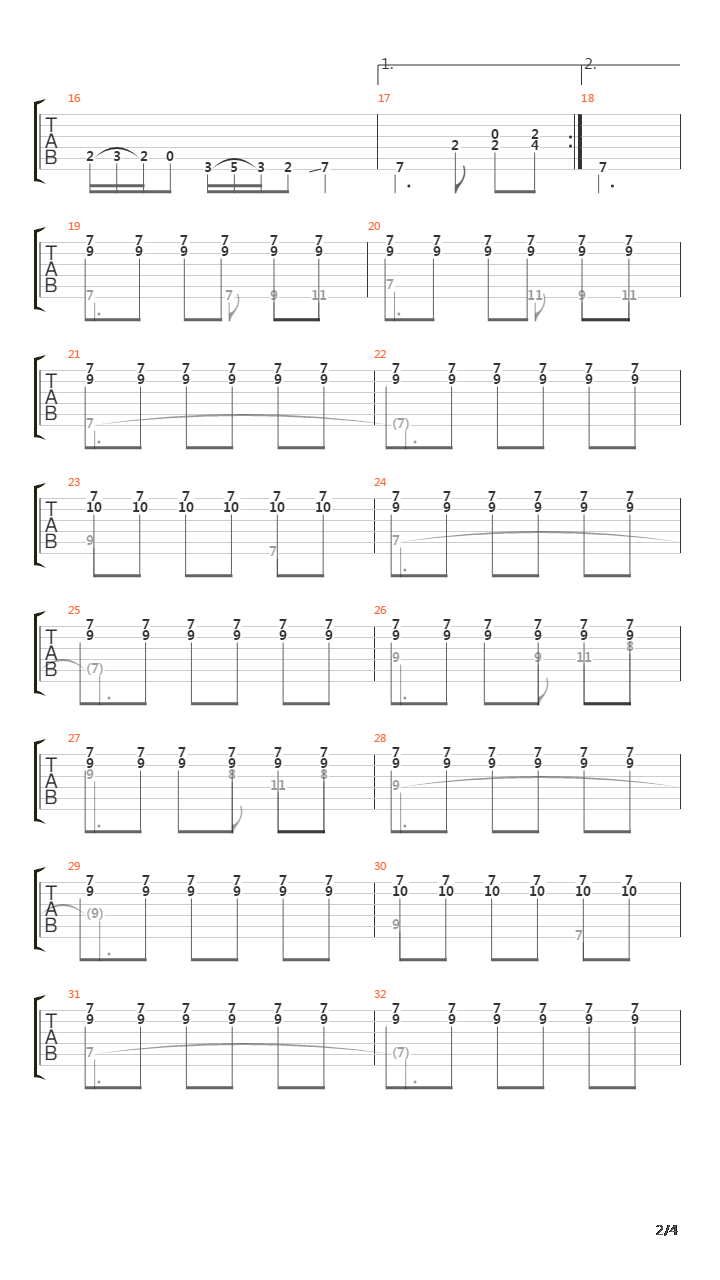 Danza Espanola吉他谱