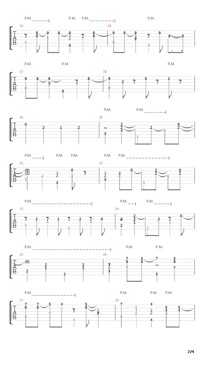 Borsalino吉他谱