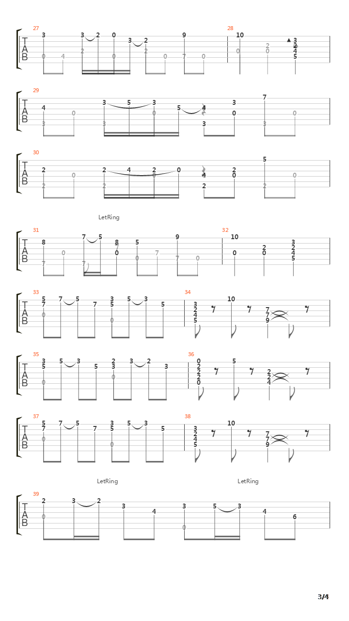 Gavotte In D吉他谱