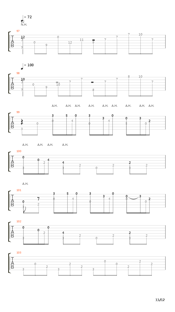 Deux Arabesques No 1 Andantino吉他谱