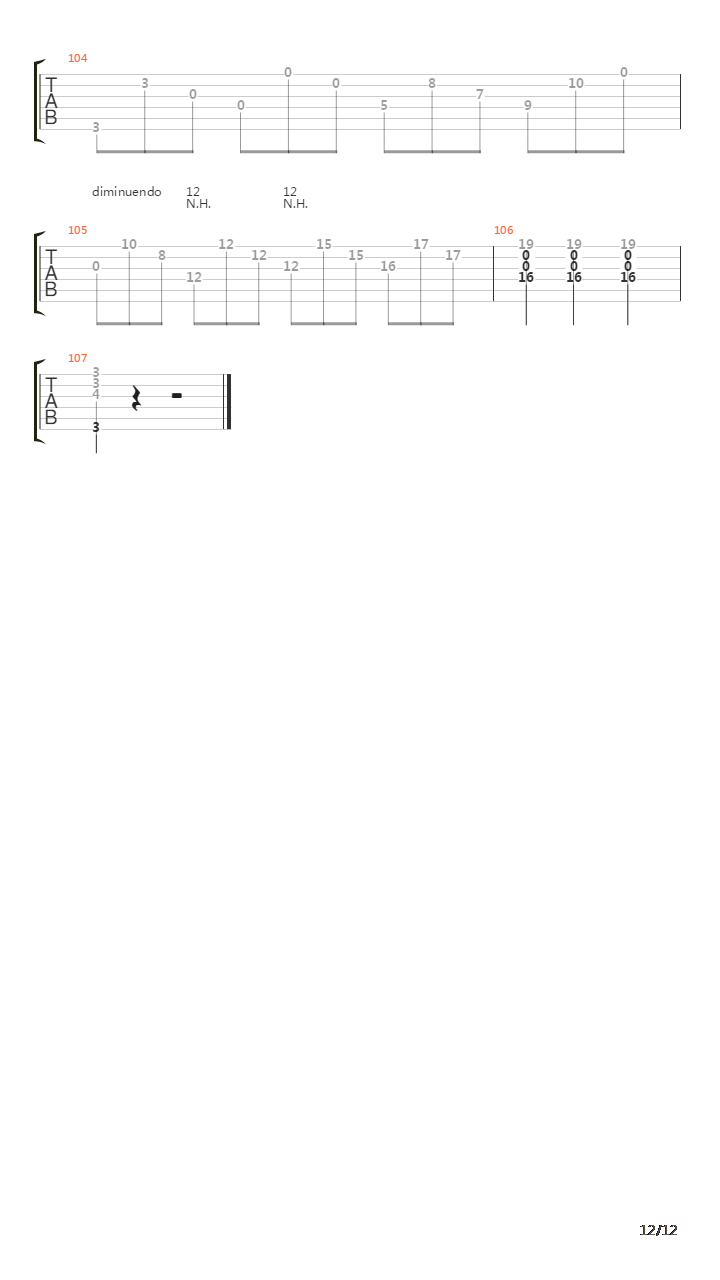 Deux Arabesques No 1 Andantino吉他谱