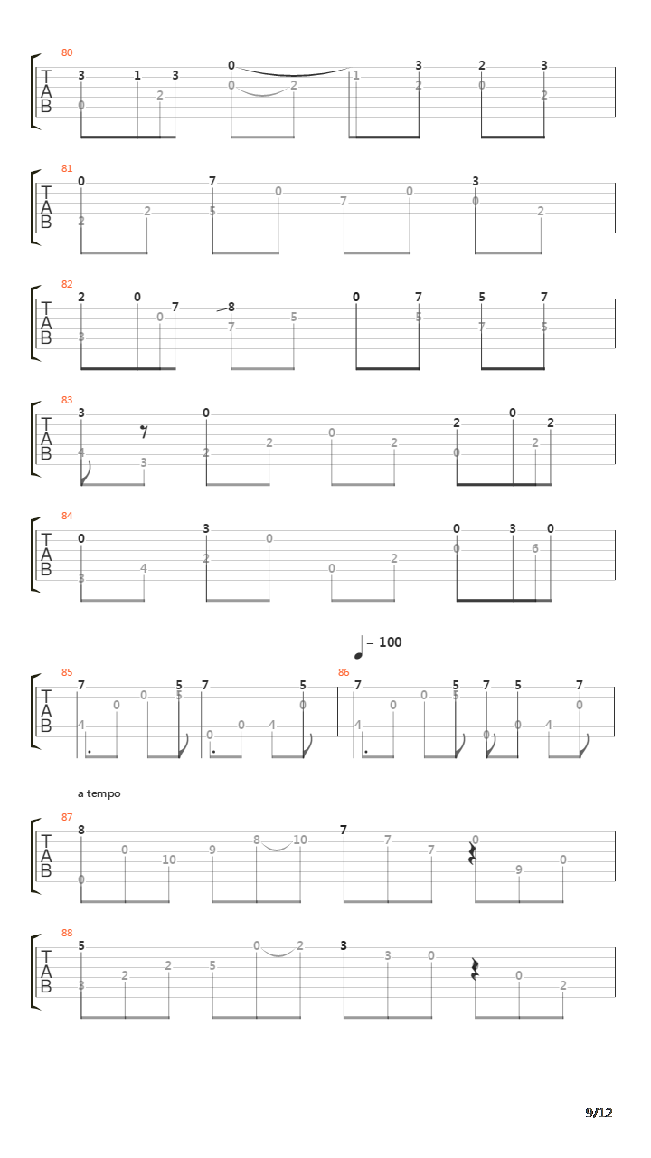 Deux Arabesques No 1 Andantino吉他谱