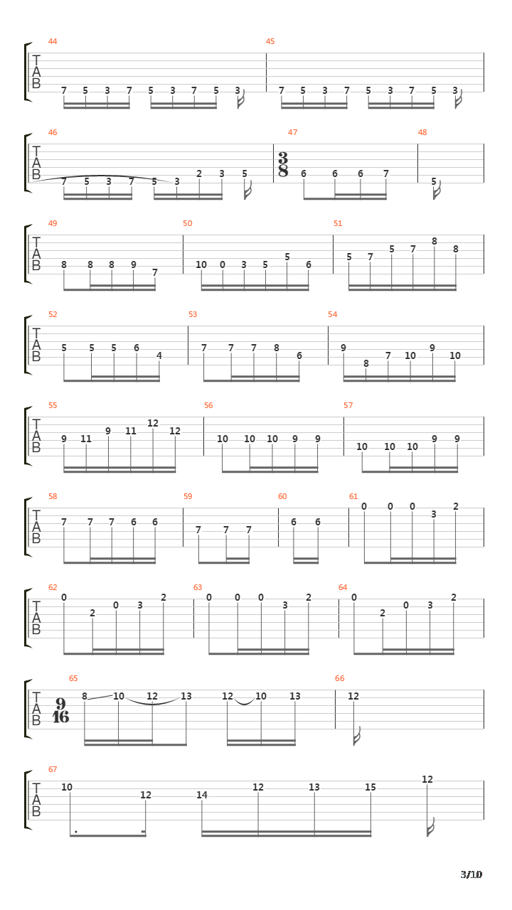 Violin Sonata III吉他谱