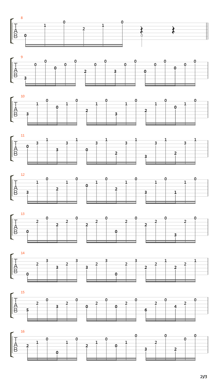 Study No 5吉他谱