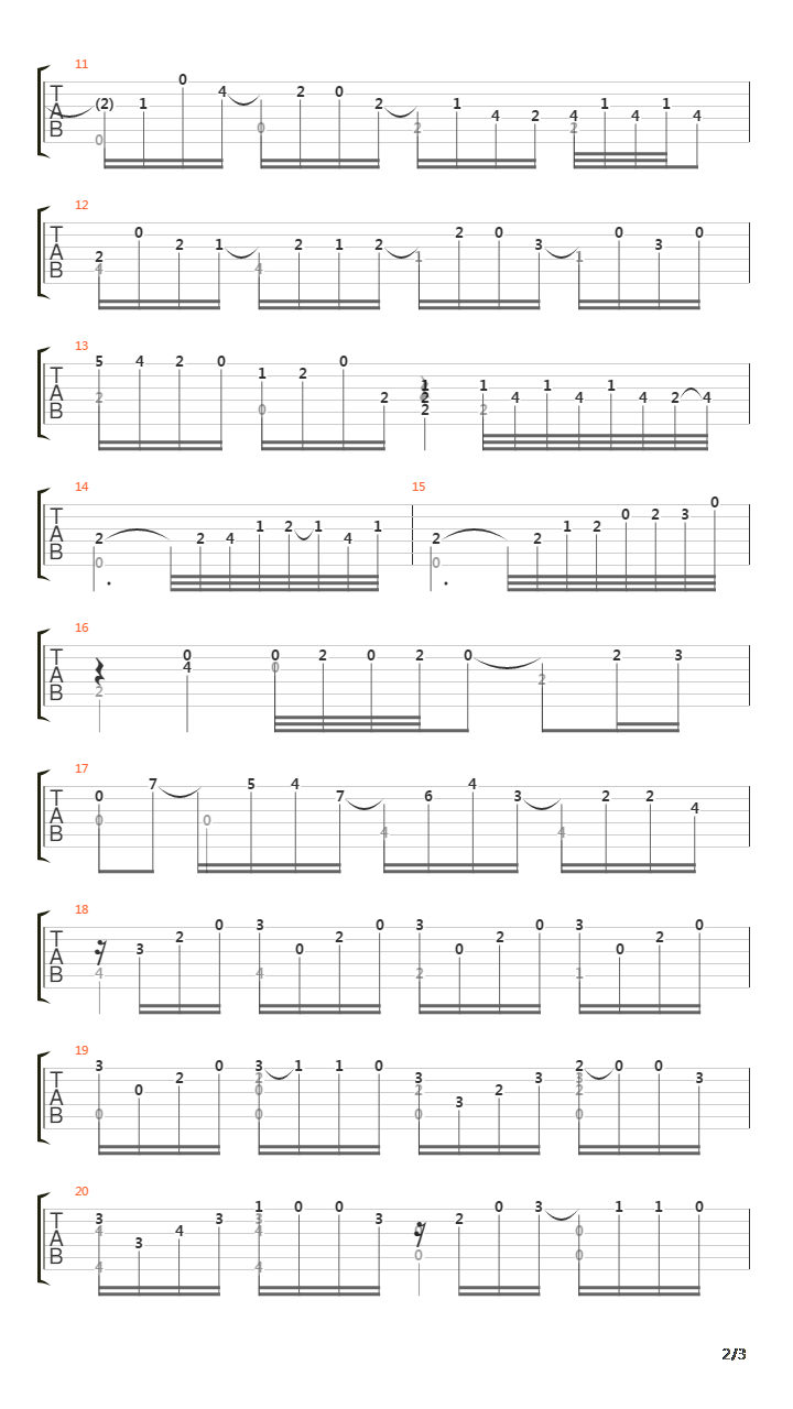 Sonata L238吉他谱