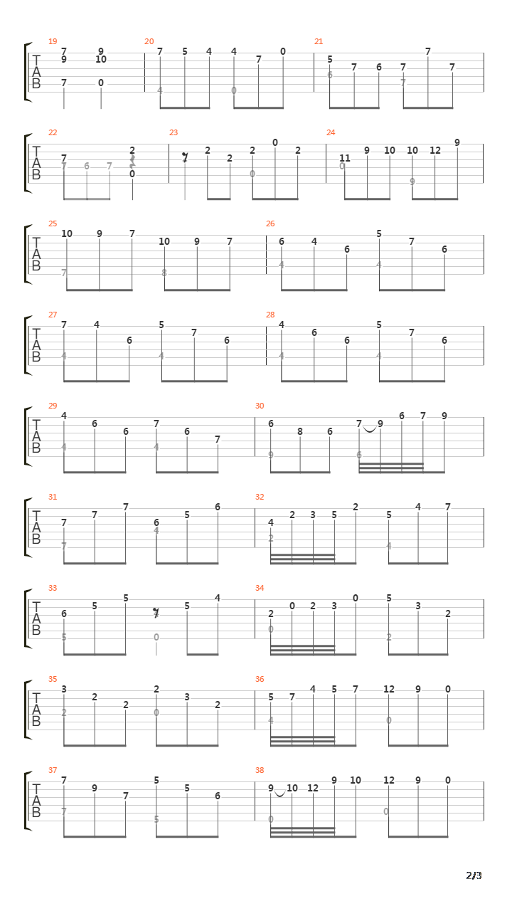 Sonata K78吉他谱