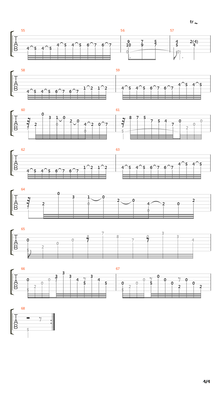 Sonata in G k146吉他谱