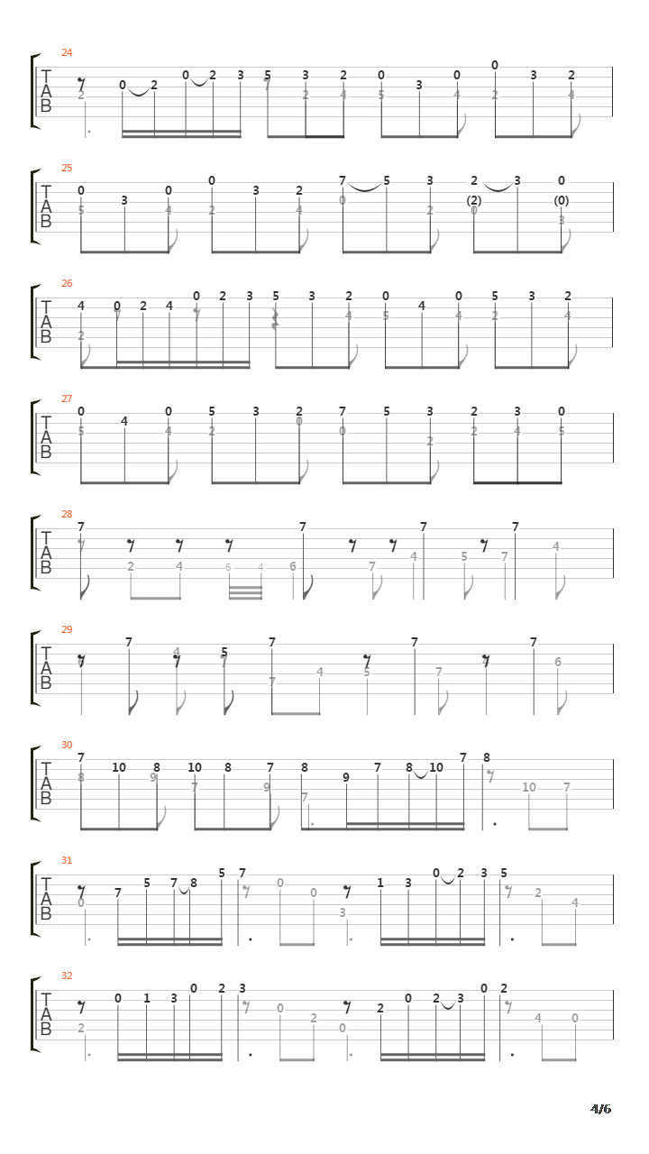 Sonata In G (L387)吉他谱