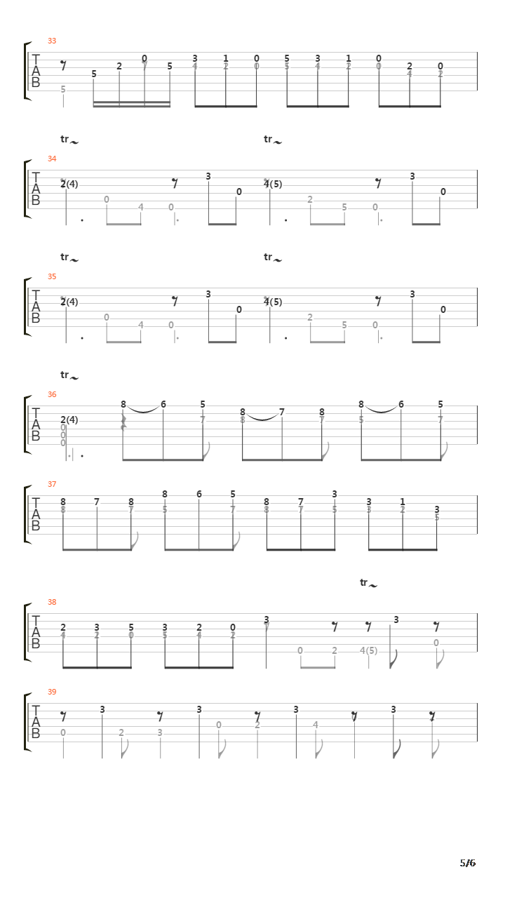 Sonata In G (L387)吉他谱