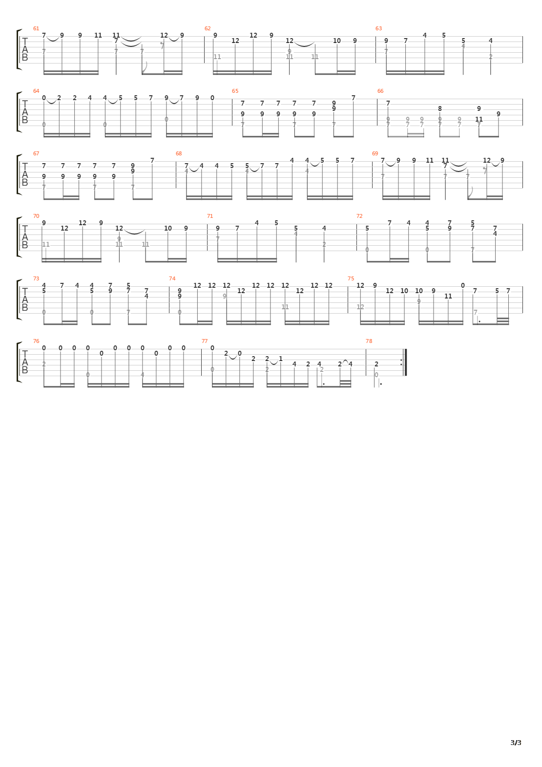 Sonata In E K380吉他谱