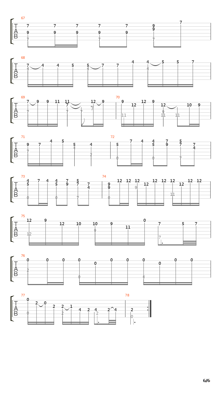 Sonata In E K380吉他谱