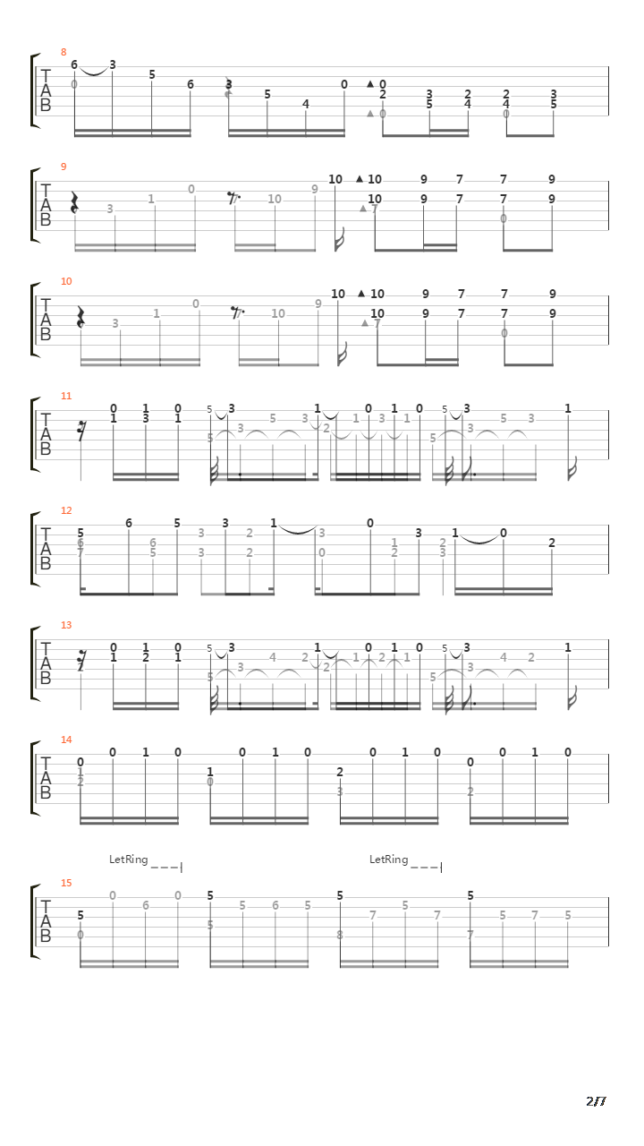 Sonata in D Minor K213吉他谱