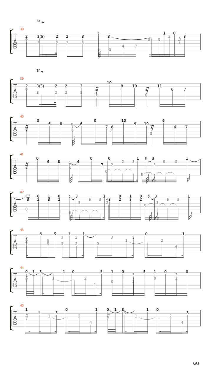 Sonata in D Minor K213吉他谱