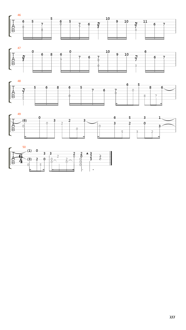 Sonata in D Minor K213吉他谱