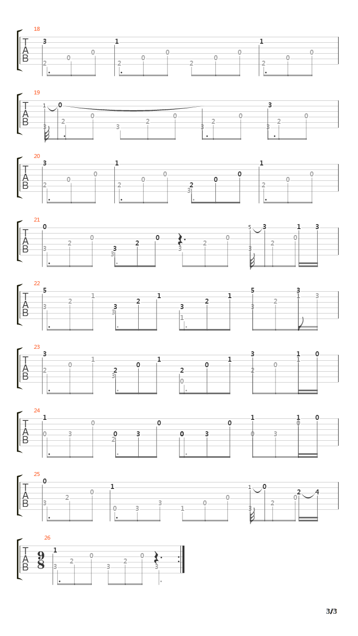 Sonata In C K95 L358吉他谱