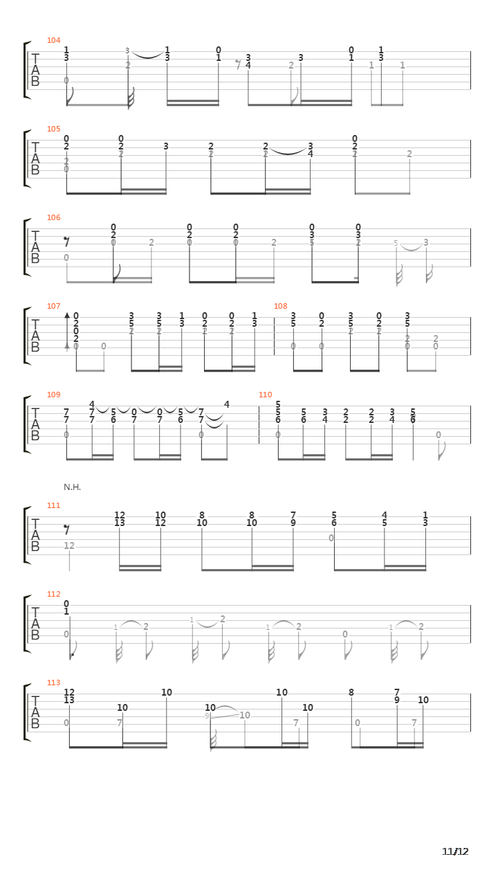 Danza Espanola No 12 Arabesca吉他谱