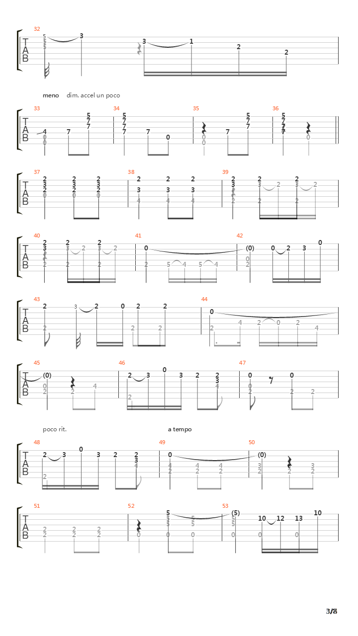 Danza Espanolas No 8 Asturiana吉他谱