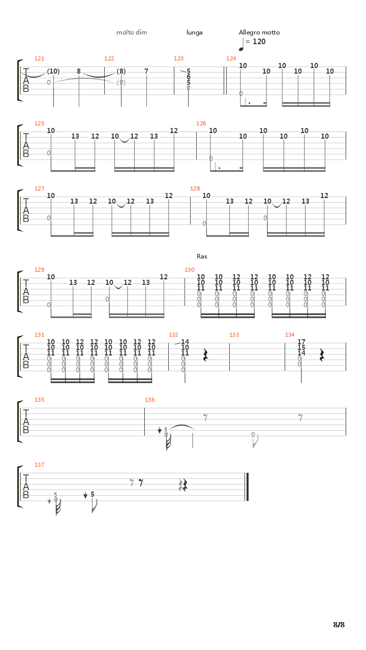 Danza Espanolas No 8 Asturiana吉他谱