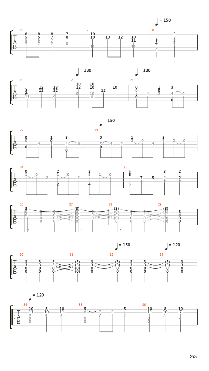 Spanish Dance No 1 Minuet吉他谱